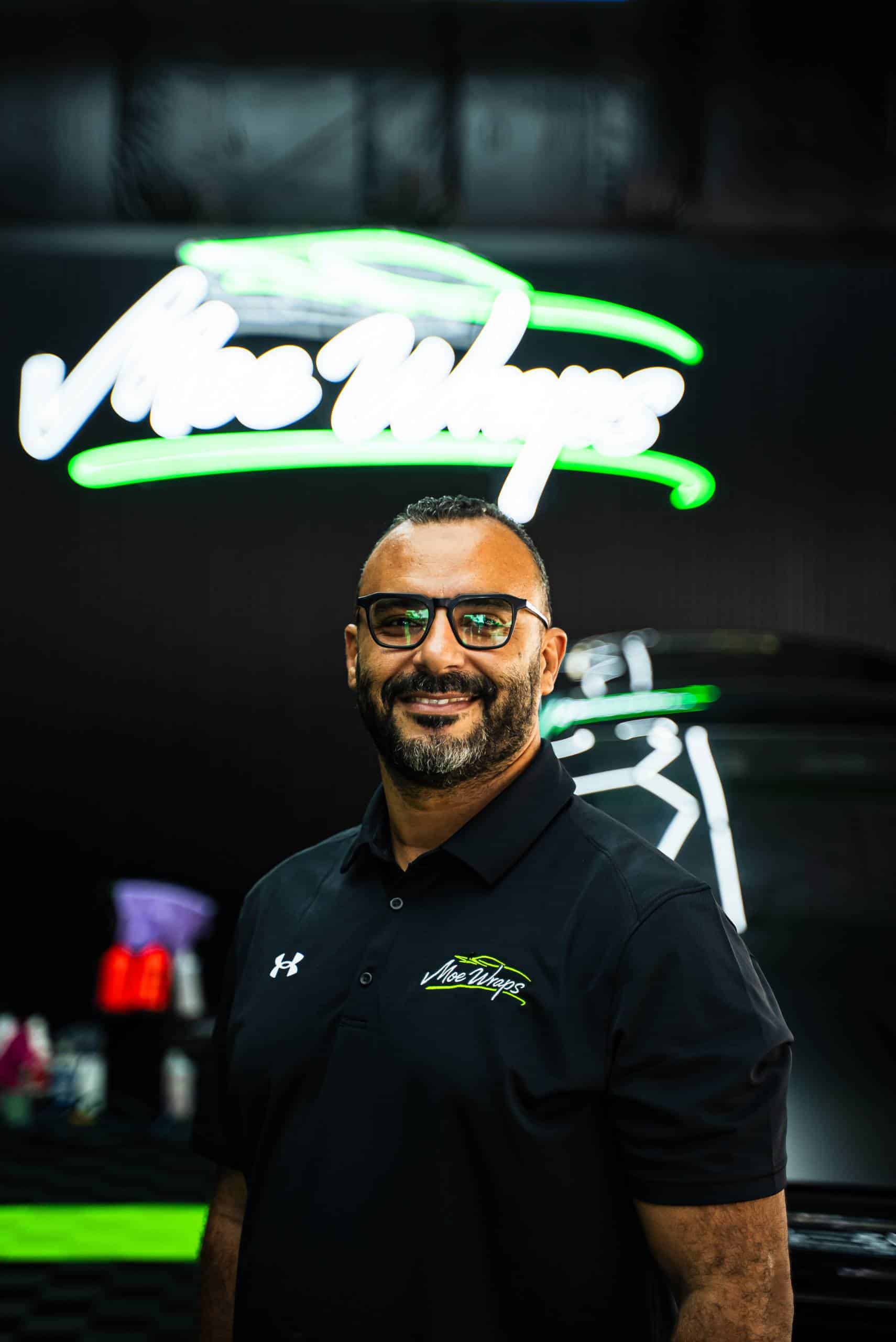 Moe Wraps vehicle wrap expert offering mobile wrap service in South Florida
