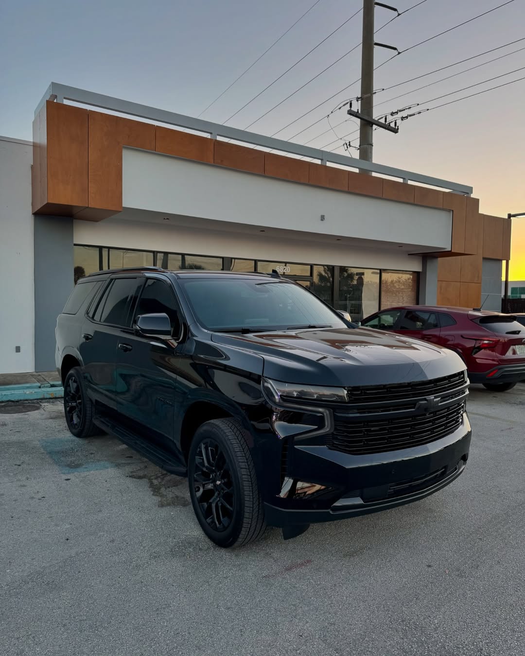 Tahoe chrome blackout package by Moe Wraps in South Florida