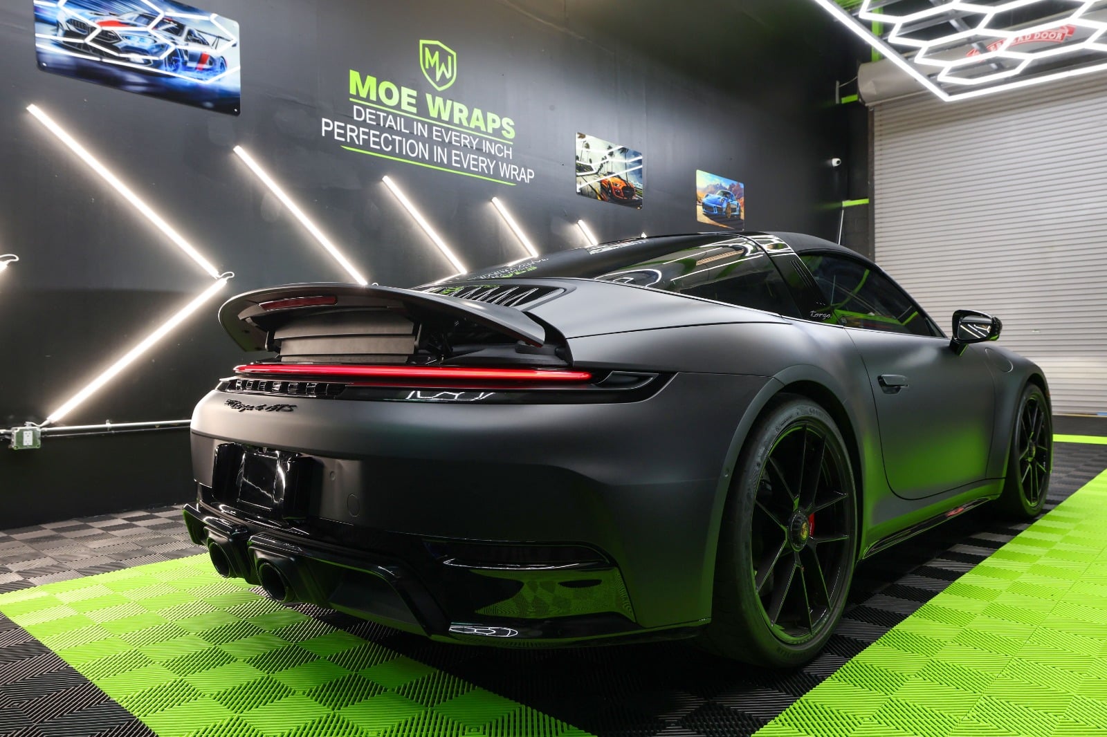 Porsche car wrap project photo 7 by Moe Wraps