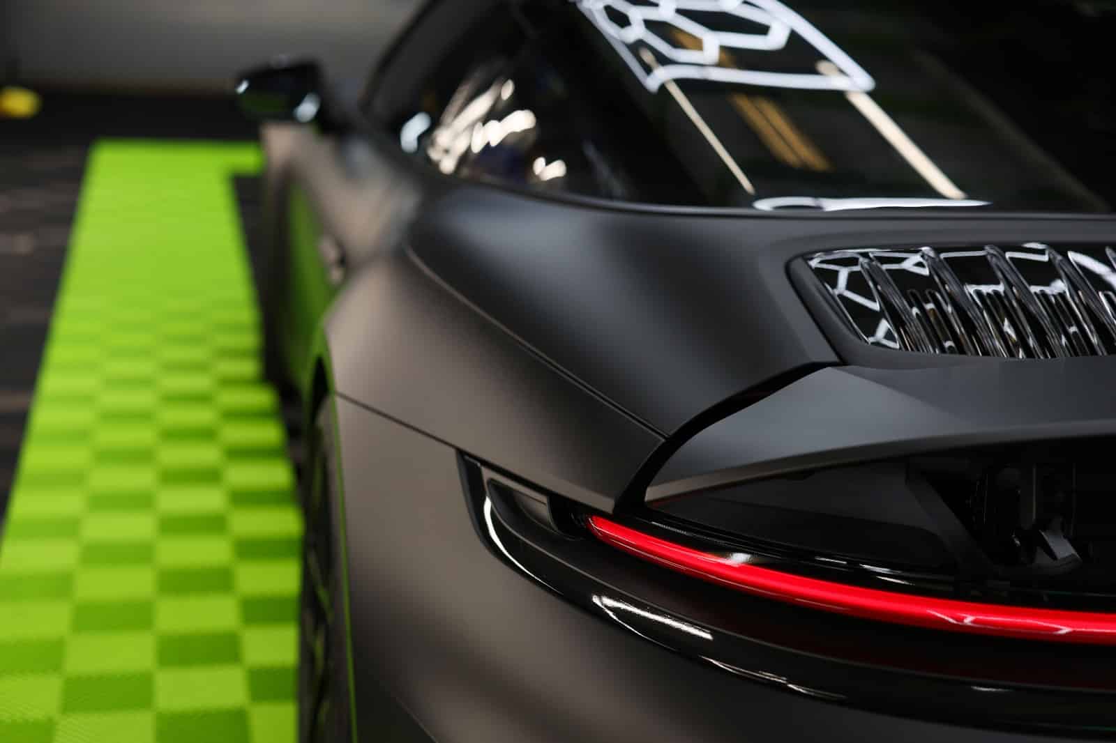 Porsche car wrap project photo 6 by Moe Wraps